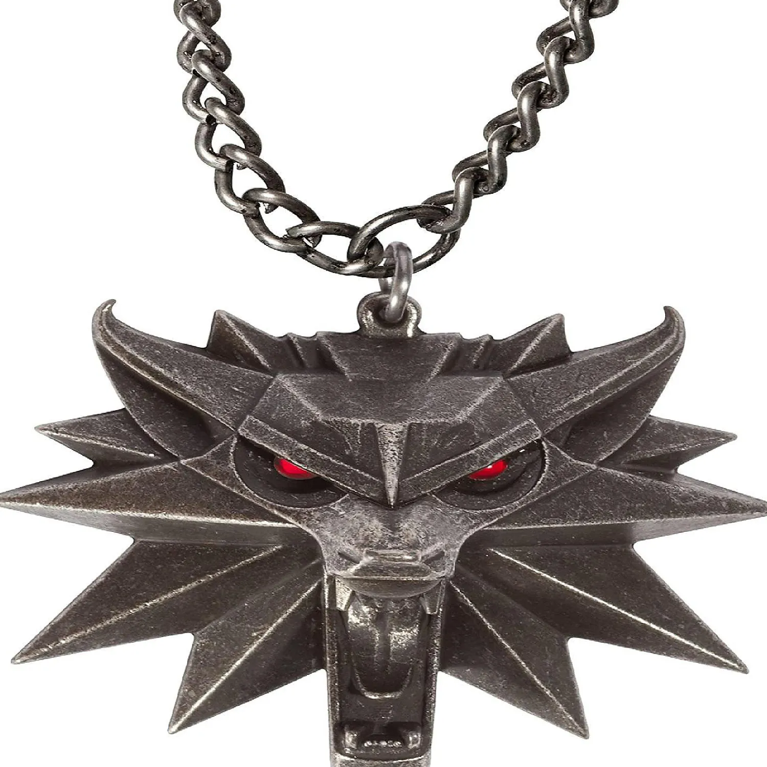 the_witcher__white_wolf_m_0.webp Oriental Trading Pretend Play*The Witcher 3 White Wolf Medallion Led Necklace