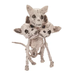 Three-Headed Dog Skeleton Halloween Decoration<Oriental Trading Shop