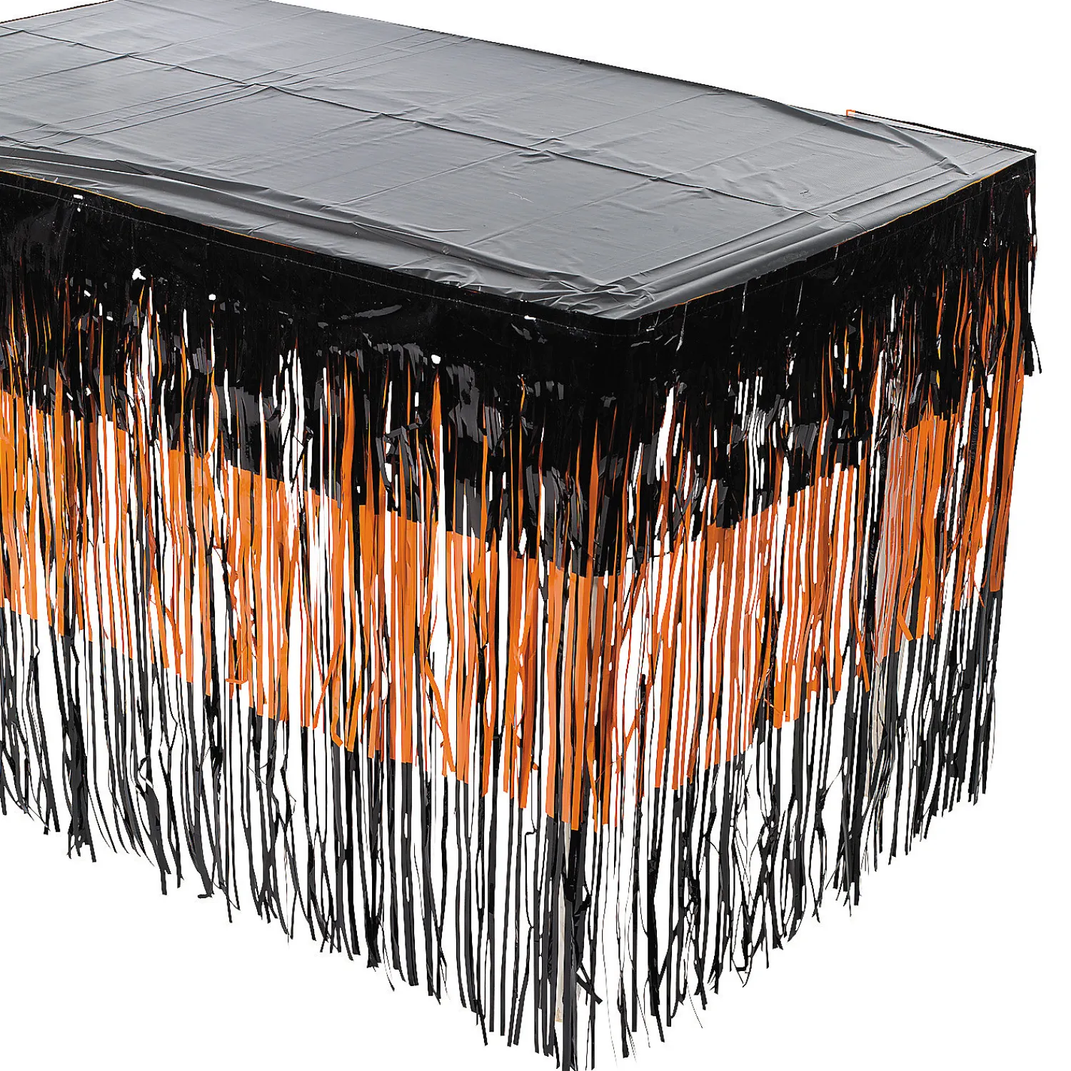 tiered_halloween_fringe_p_0.webp Tiered Halloween Fringe Plastic Table Skirt<Oriental Trading Store