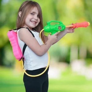 Toyrifik Water Gun Backpack Water Blaster For Kids -Water Shooter With Tank Butterfly Toys For Kids - Summer Outdoor Toys For Pool Beach Water Toys For Kids<Oriental Trading Fashion