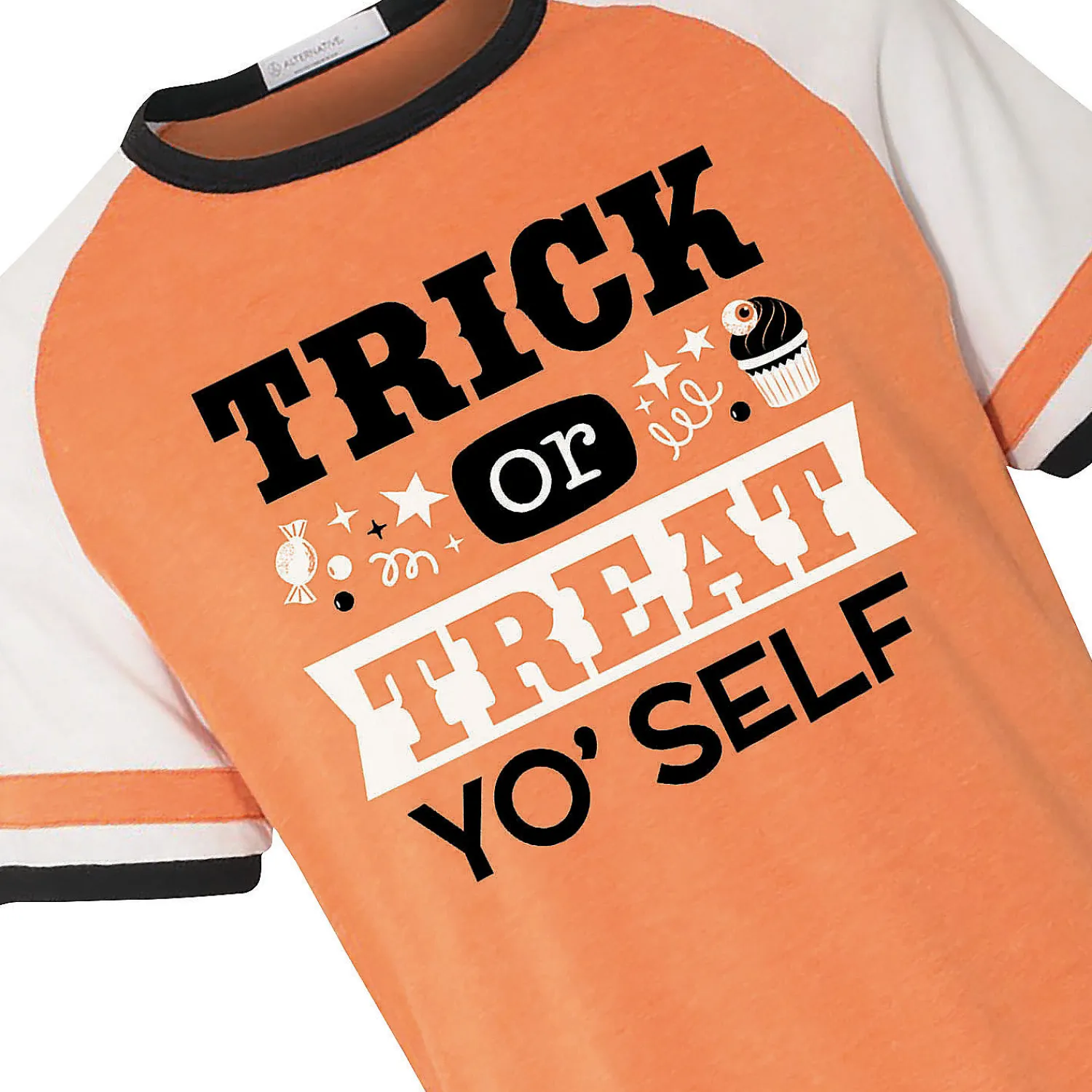 trickortreat_yoself_adult_0.webp Trick-Or-Treat Yo'self Adult's T-Shirt<Oriental Trading Online