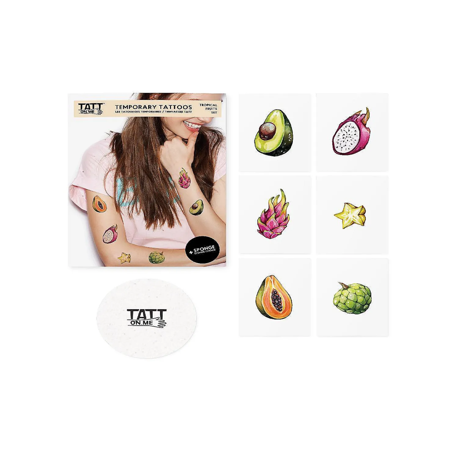 tropical_fruit_tattoo_set_2.webp Oriental Trading Temporary Tattoos*Tropical Fruit Tattoo Set
