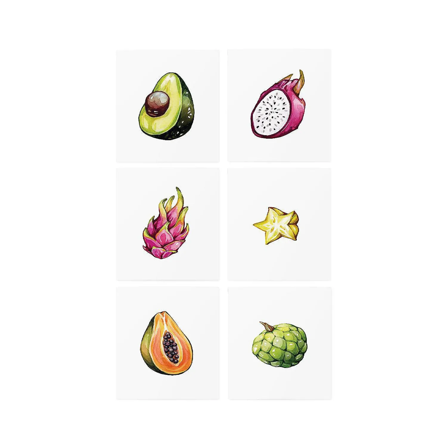 tropical_fruit_tattoo_set_3.webp Oriental Trading Temporary Tattoos*Tropical Fruit Tattoo Set