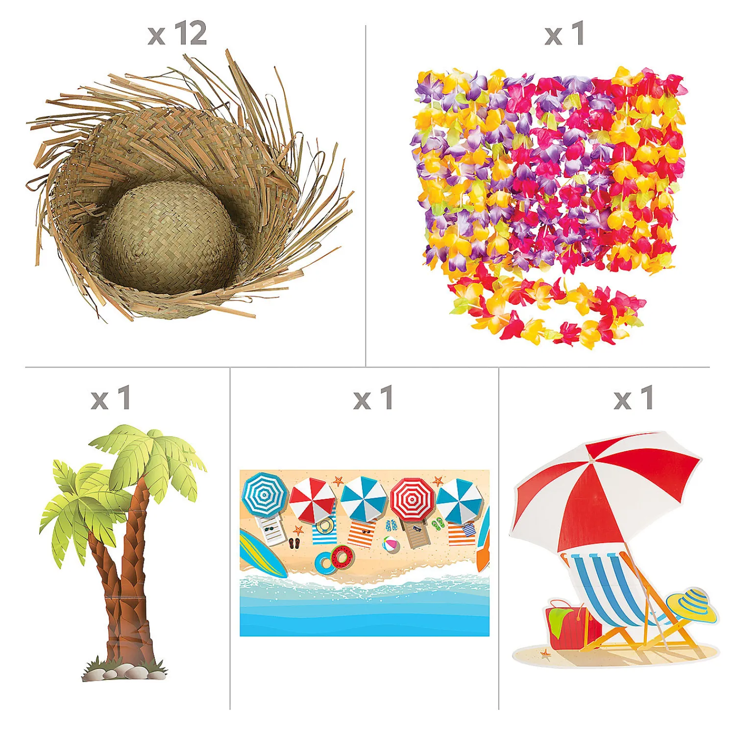tropical_trunkortreat_dec_2.webp Tropical Trunk-Or-Treat Decorating Kit - 27 Pc.<Oriental Trading Cheap