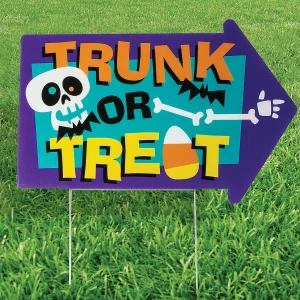 Trunk-Or-Treat Yard Sign<Oriental Trading Best