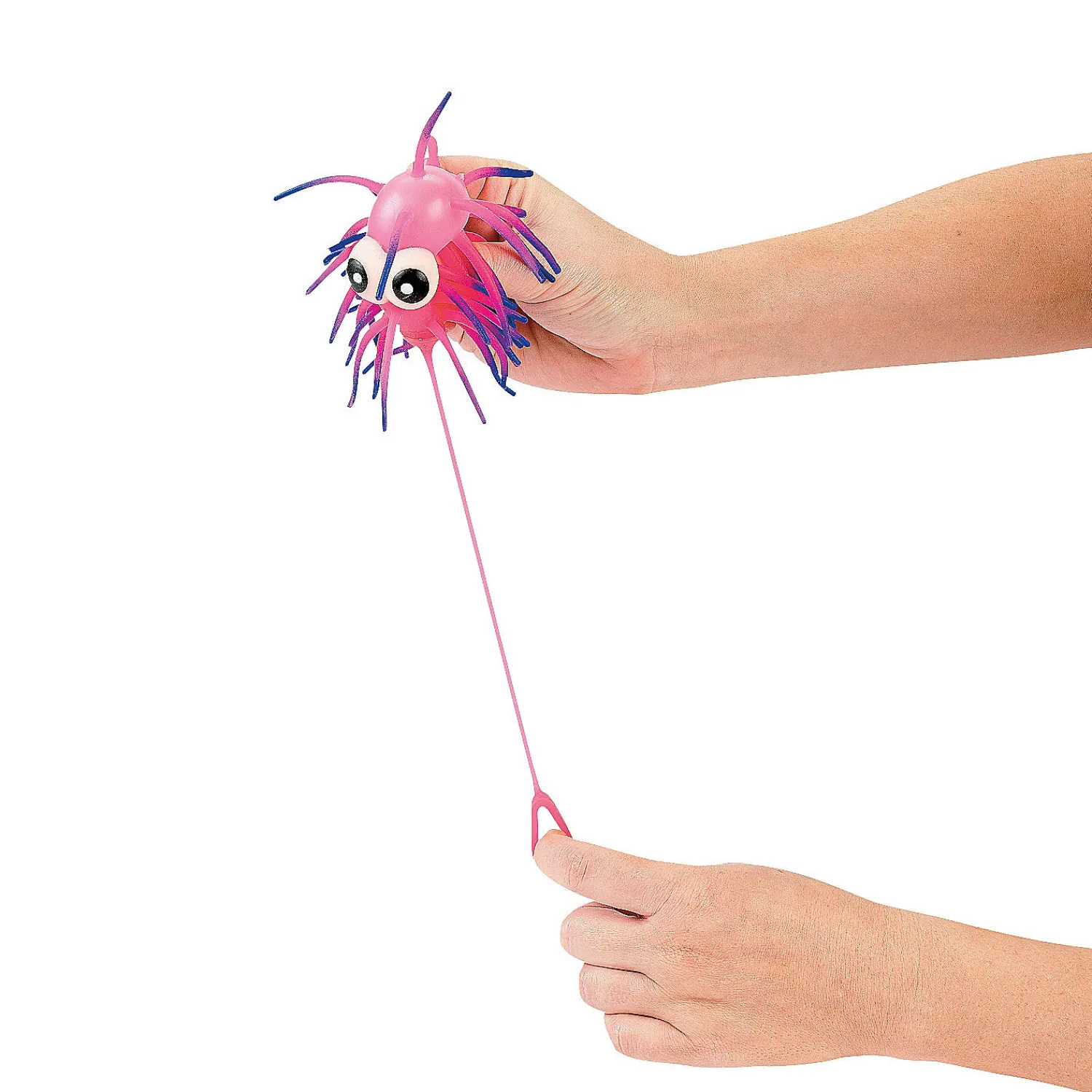 twotone_spike_ball_yoyos__1.webp Oriental Trading Yo-Yos*Two-Tone Spike Ball Yoyos With Eyes - 12 Pc.