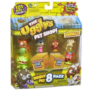 Oriental Trading Character Toys*Ugglys Pet Shop Series 1 Mini Figures: 8-Pack