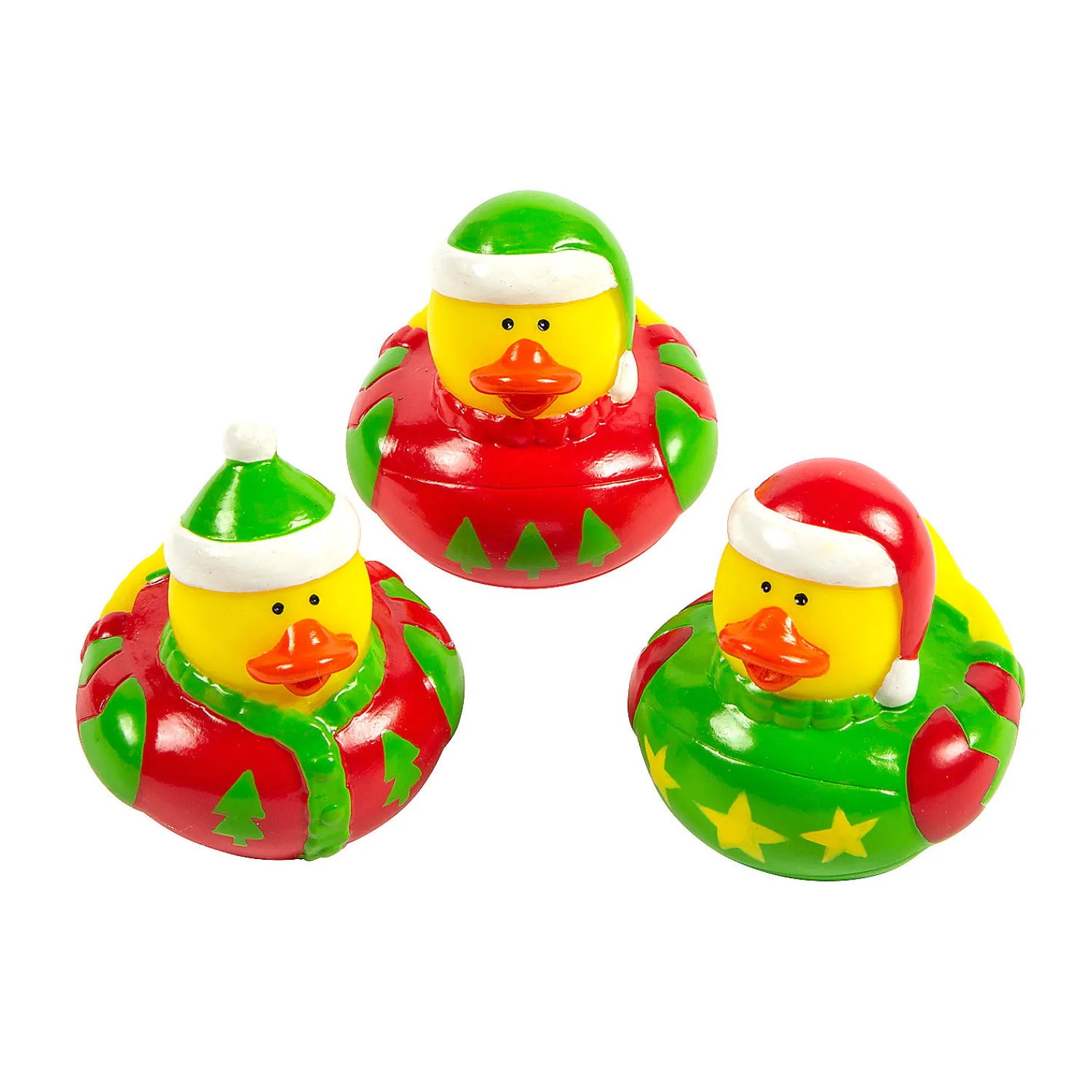 ugly_christmas_sweater_ru_0.webp Oriental Trading Rubber Duckies*Ugly Christmas Sweater Rubber Ducks - 12 Pc.