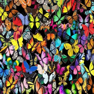 Oriental Trading Puzzles*Unique Butterflies Jigsaw Unique Puzzles For Adults - Premium Quality - 1000 Pieces