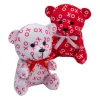 Oriental Trading Stuffed Animals & Plush Toys*Valentine's Day Mini Red & White Hugs & Kisses Stuffed Bears - 12 Pc.