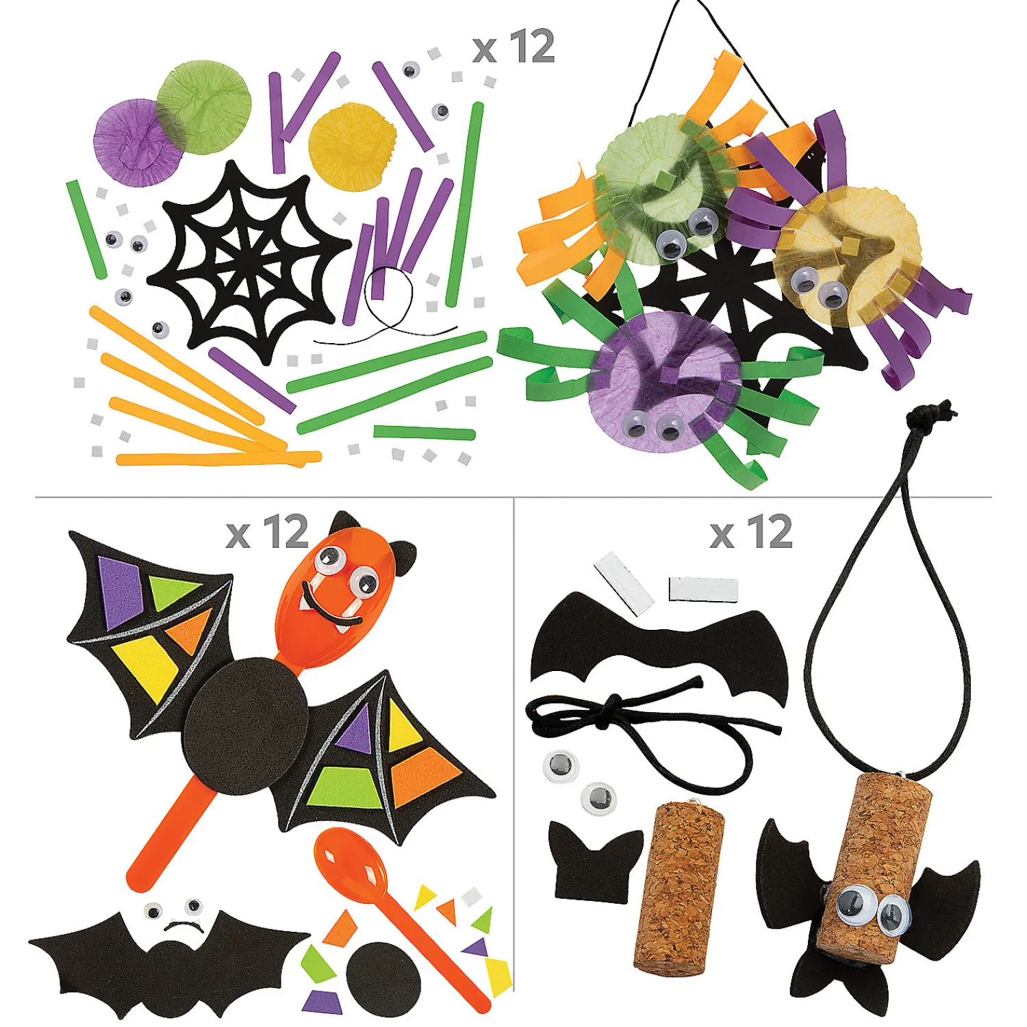 value_halloween_critter_c_1.webp Value Halloween Critter Craft Kit Assortment - Makes 36<Oriental Trading Outlet