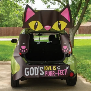 Value Religious Black Cat Trunk-Or-Treat Decorating Kit - 5 Pc.<Oriental Trading Outlet