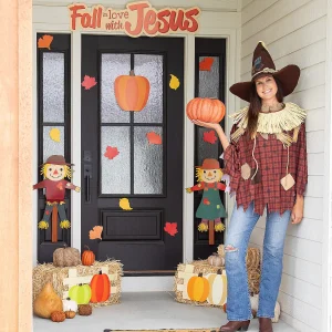Value Religious Scarecrow Trunk-Or-Treat Decorating Kit - 17 Pc.<Oriental Trading Store