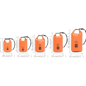 Vidaxl Dry Bag Orange 1.3 Gal Pvc<Oriental Trading Sale