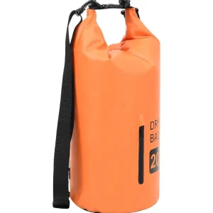 Vidaxl Dry Bag With Zipper Orange 5.3 Gal Pvc<Oriental Trading Best Sale