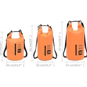 Vidaxl Dry Bag With Zipper Orange 7.9 Gal Pvc<Oriental Trading Cheap