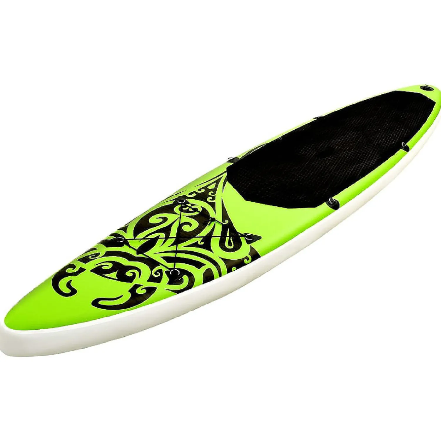 vidaxl_inflatable_stand_u_1.webp Vidaxl Inflatable Stand Up Paddleboard Set 144.1"X29.9"X5.9" Green<Oriental Trading New