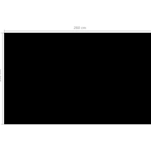 Vidaxl Pool Cover Black 102.4