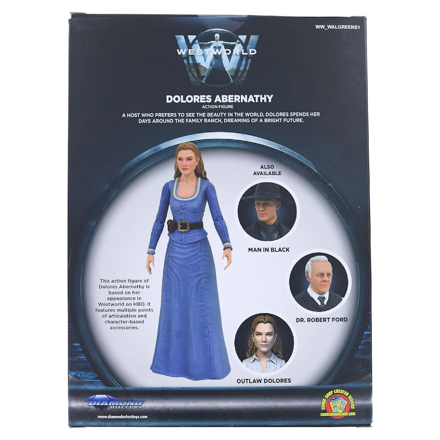 westworld_dolores_abernat_1.webp Oriental Trading Character Toys*Westworld Dolores Abernathy 7 Inch Action Figure