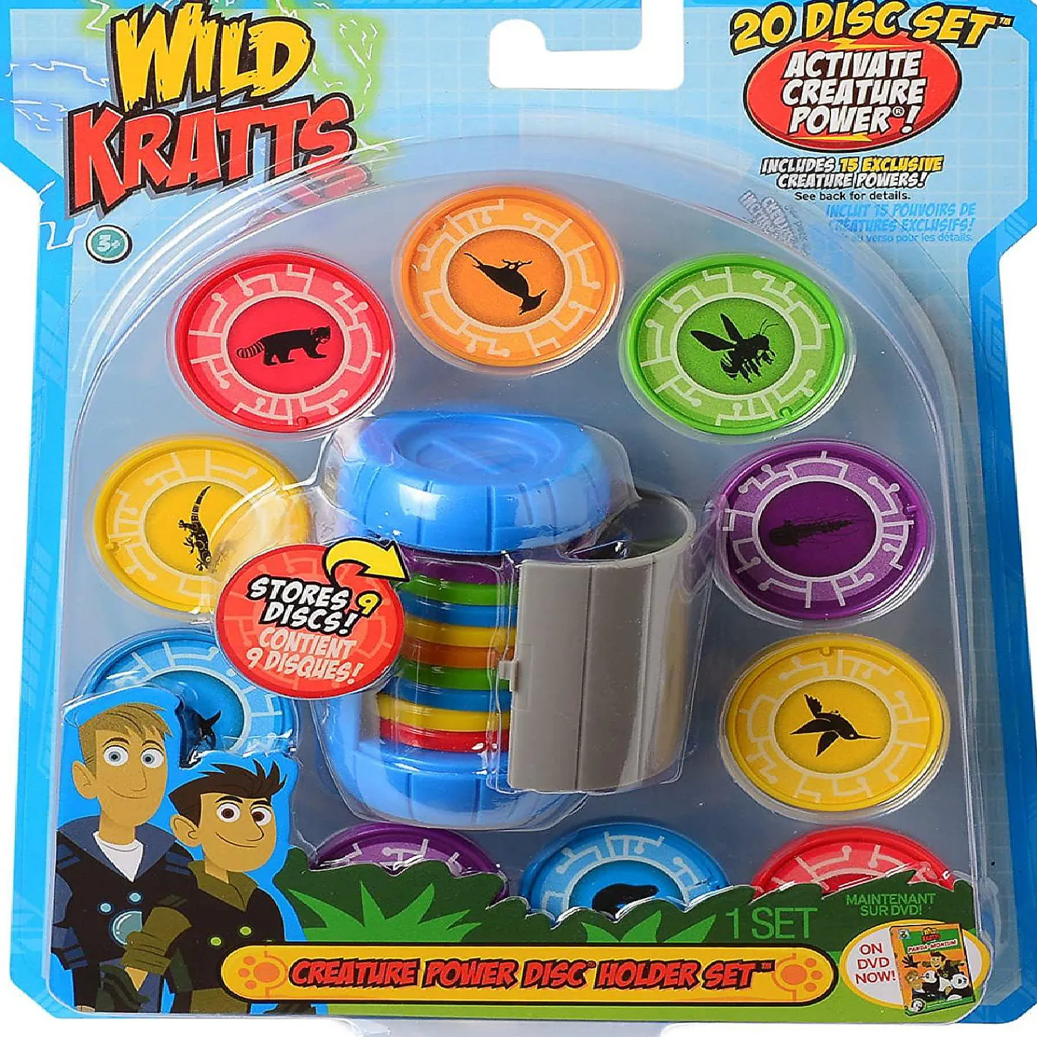 wild_kratts_toys_creature_0.webp Oriental Trading Character Toys*Wild Kratts Toys Creature Power Disc Holder Set With 20 Discs - Martin Kratt