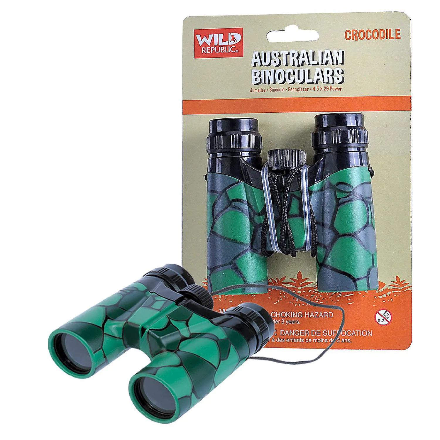 wild_republic_binocular_c_0.webp Oriental Trading Pretend Play*Wild Republic Binocular Crocodile Toys, 9.3 Inches