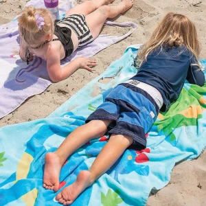 Wildkin Dinosaur Land 100% Cotton Beach Towel<Oriental Trading Clearance