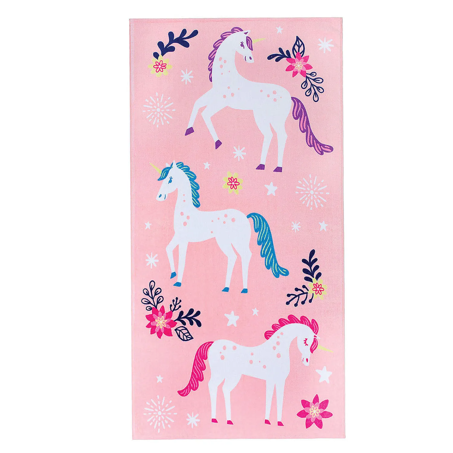 wildkin_magical_unicorns__0.webp Wildkin Magical Unicorns 100% Cotton Beach Towel<Oriental Trading Best
