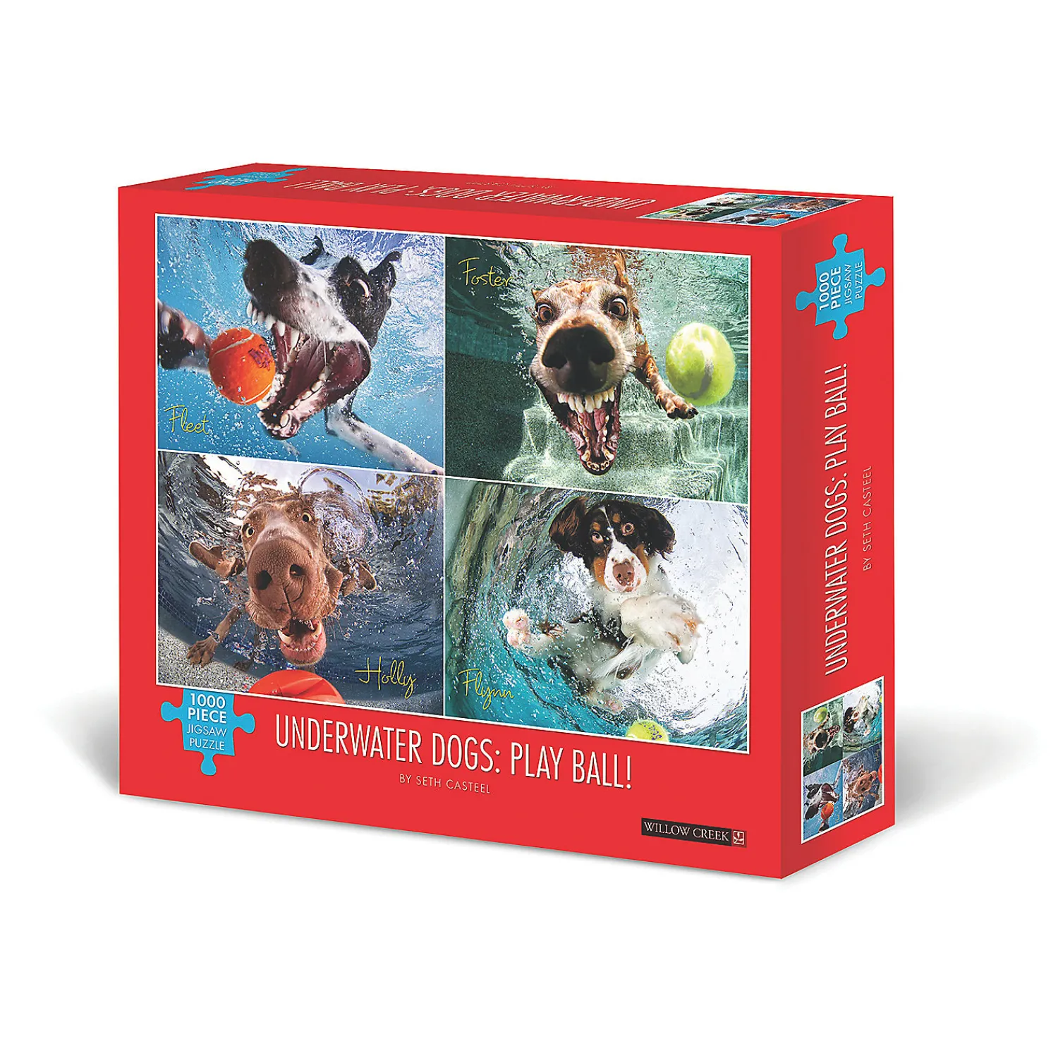 willow_creek_press_underw_0.webp Oriental Trading Puzzles*Willow Creek Press Underwater Dogs: Play Ball 1000-Piece Puzzle