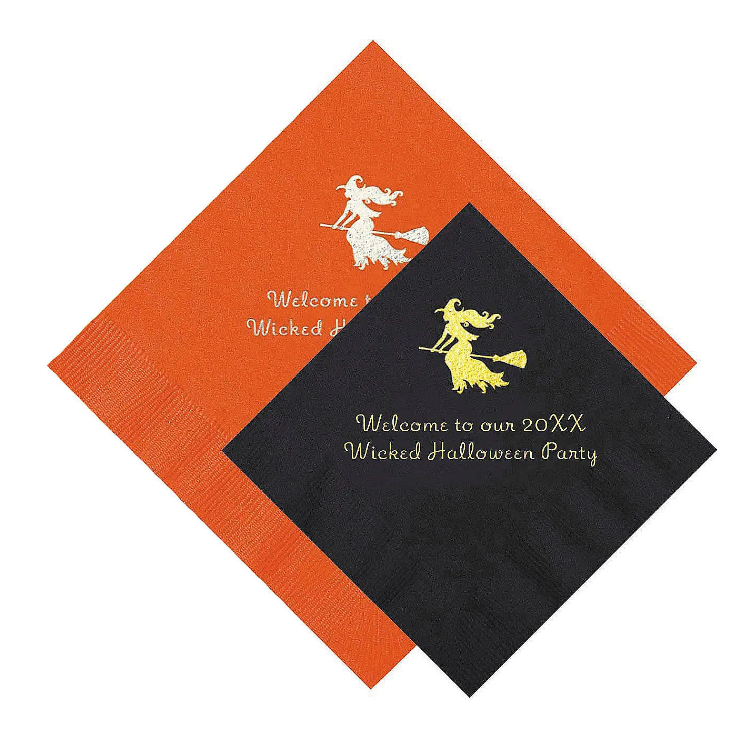 witch_personalized_napkin_0.webp Witch Personalized Napkins - 50 Pc. Beverage Or Luncheon<Oriental Trading Shop