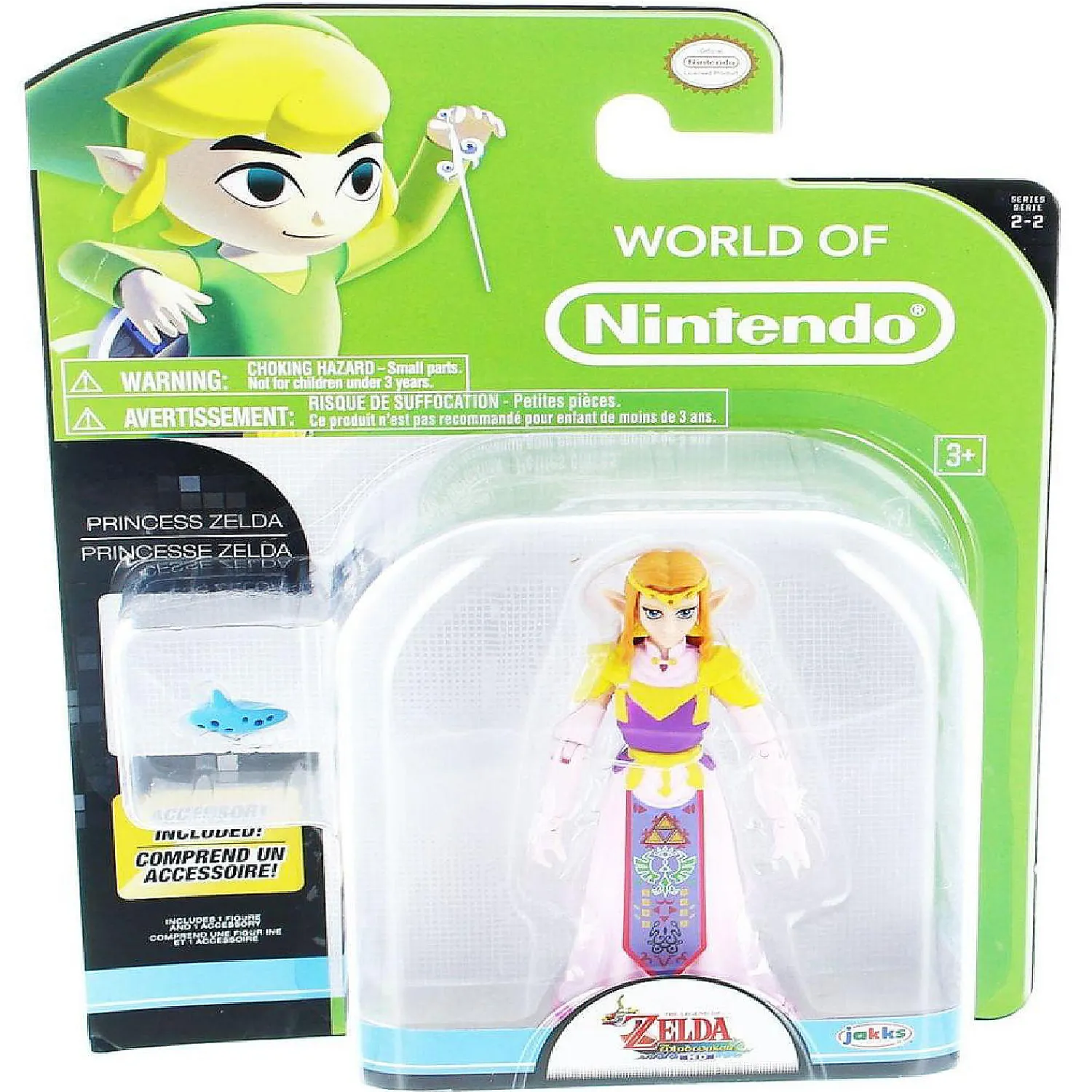 world_of_nintendo__figure_2.webp Oriental Trading Character Toys*World Of Nintendo 4" Figure: Princess Zelda W/ Ocarina