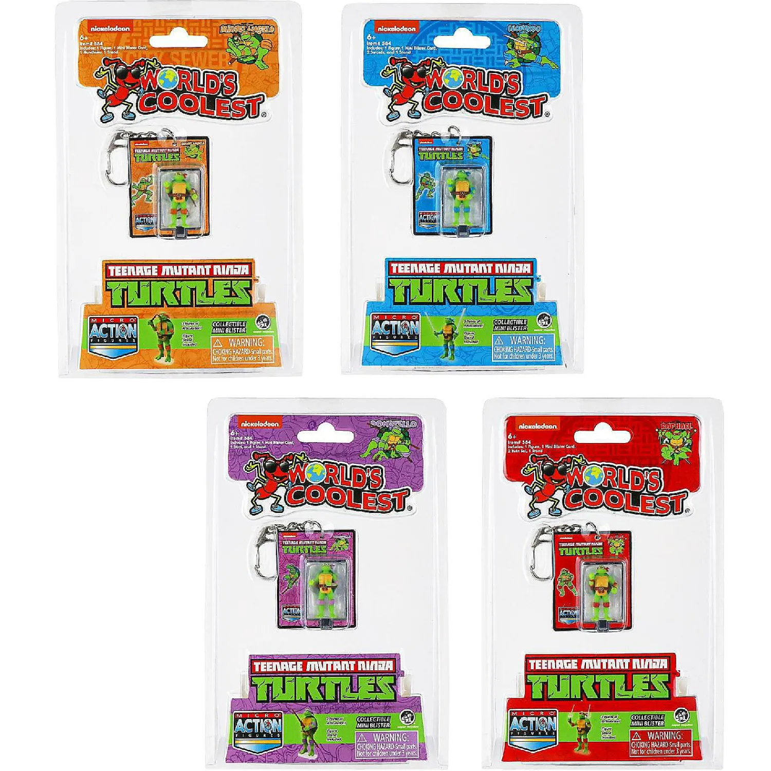 worlds_smallest_teenage_m_3.webp Oriental Trading Character Toys*Worlds Smallest Teenage Mutant Ninja Turtles Micro Figure One Random