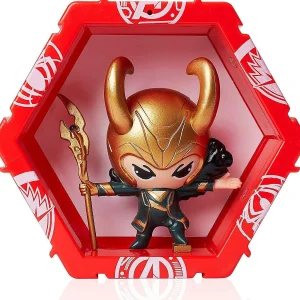 Oriental Trading Character Toys*Wow Pods Marvel Loki Swipe Light-Up Figure Avengers Uv Lights Wow! Stuff
