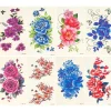 Oriental Trading Temporary Tattoos*Wrapables® Floral Temporary Tattoos Body Art Water Tattoos (8 Sheets), Roses & Peonies