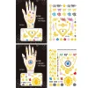 Oriental Trading Temporary Tattoos*Wrapables Metallic Body Art Hand Tattoos, Loving You