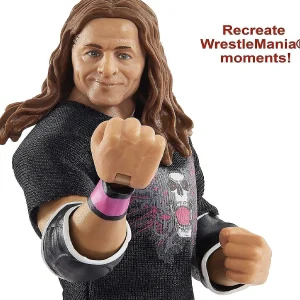 Oriental Trading Character Toys*Wwe Bret Hit Man Hart Wrestlemania Elite Hof Execution Wreslter Figure Mattel