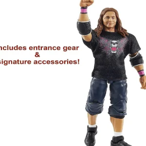 Oriental Trading Character Toys*Wwe Bret Hit Man Hart Wrestlemania Elite Hof Execution Wreslter Figure Mattel