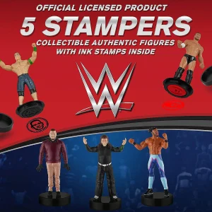 Oriental Trading Character Toys*Wwe Wrestler Stampers 5Pk Hardy Kofi Kingston John Cena Finn Wyatt Pmi International