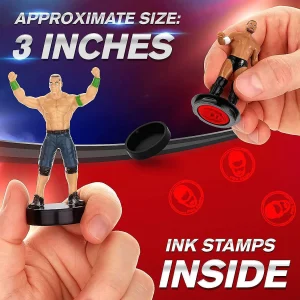 Oriental Trading Character Toys*Wwe Wrestler Stampers 5Pk Hardy Kofi Kingston John Cena Finn Wyatt Pmi International