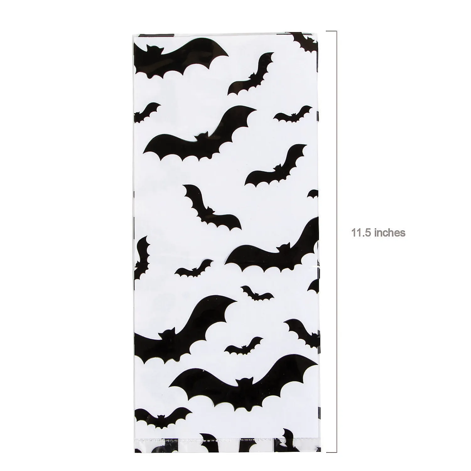 x___bulk__pc_bat_print_c_1-1.webp 5" X 11 1/2" Bulk 50 Pc. Bat Print Cellophane Bags<Oriental Trading Hot