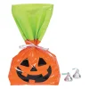 5" X 11 1/2" Bulk 50 Pc. Halloween Jack-O'-Lantern Cellophane Bags<Oriental Trading Flash Sale