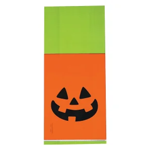 5" X 11 1/2" Bulk 50 Pc. Halloween Jack-O'-Lantern Cellophane Bags<Oriental Trading Flash Sale