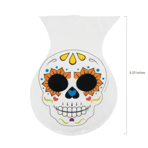 6 3/4" X 9 1/4" Day Of The Dead Cellophane Bags - 12 Pc.<Oriental Trading Shop