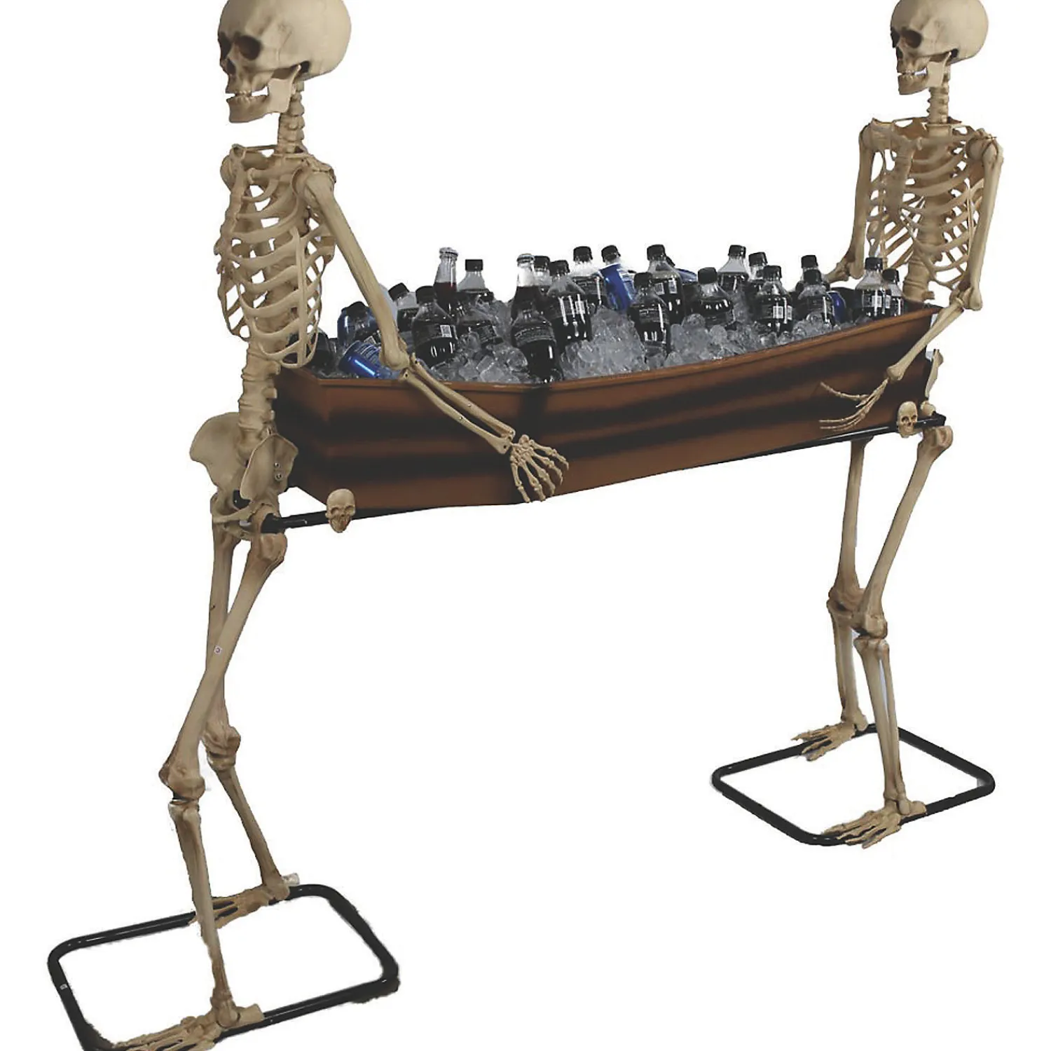 x___poseable_skeletons__0.webp 68 " X 17 1/2" Poseable Skeletons Carrying Coffin Halloween Decoration<Oriental Trading Flash Sale