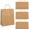 10 1/2" X 5 1/4" X 13" Large Brown Kraft Paper Gift Bags - 12 Pc.<Oriental Trading Best