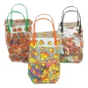 9 1/2" X 5 1/4" X 12" Medium Halloween Pattern Plastic Goody Bags - 36 Pc.<Oriental Trading Cheap