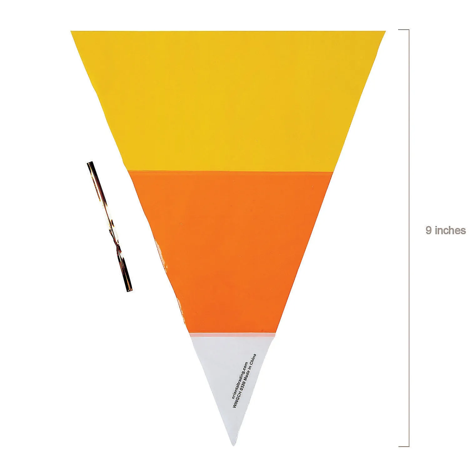 x__bulk__pc_candy_cornsh_1.webp 7" X 9" Bulk 50 Pc. Candy Corn-Shaped Cellophane Bags<Oriental Trading Best