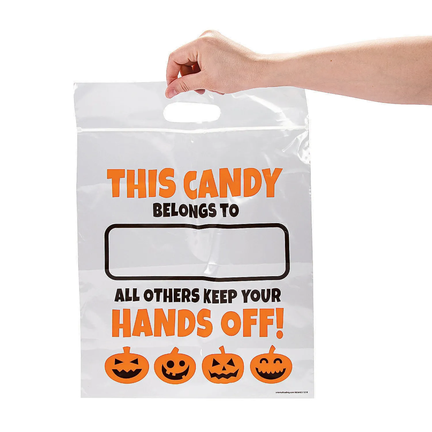 x__bulk__pc_large_hallo_2.webp 12 1/2" X 17" Bulk 50 Pc. Large Halloween Resealable Plastic Treat Bags<Oriental Trading New