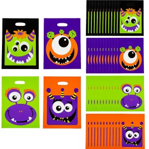 12 1/2" X 17" Bulk 100 Pc. Monster Trick-Or-Treat Bags<Oriental Trading Sale