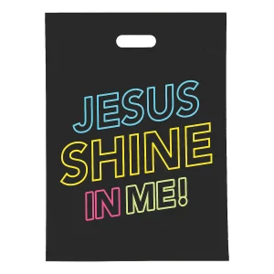 12 1/2" X 17" Bulk 50 Pc. Neon Religious Trick-Or-Treat Plastic Goody Bags<Oriental Trading Cheap