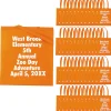 15" X 17" Bulk 300 Pc. Personalized Large Orange Nonwoven Tote Bags<Oriental Trading Outlet